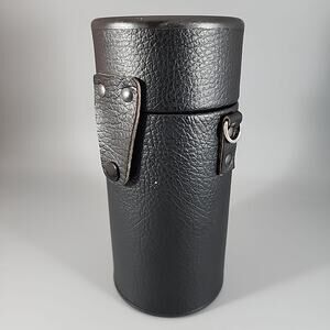 CPC Hard Case for Telephoto Zoom Lenses 8”x3.25" Black Vintage - 7"x3" Interior